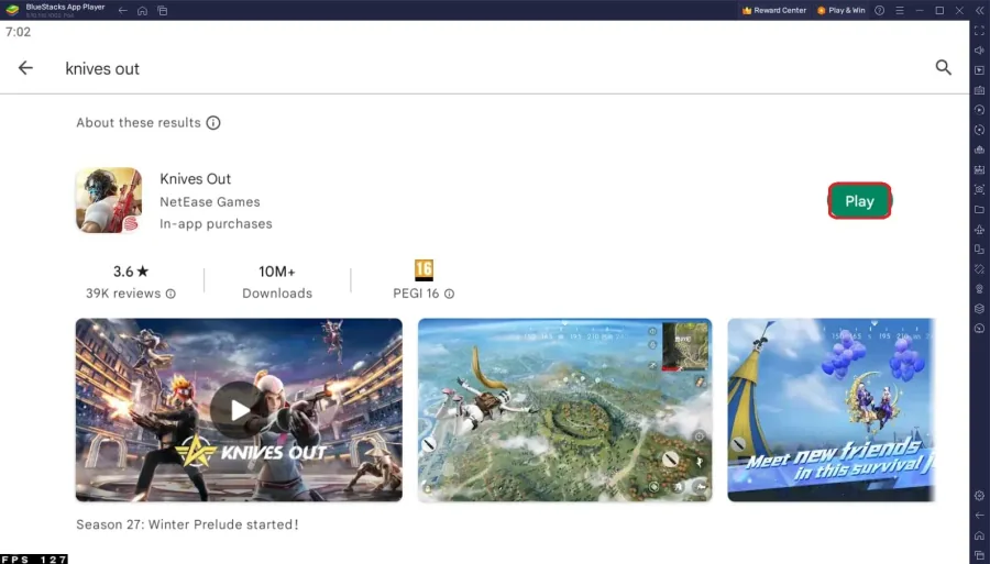 download knives out from google play