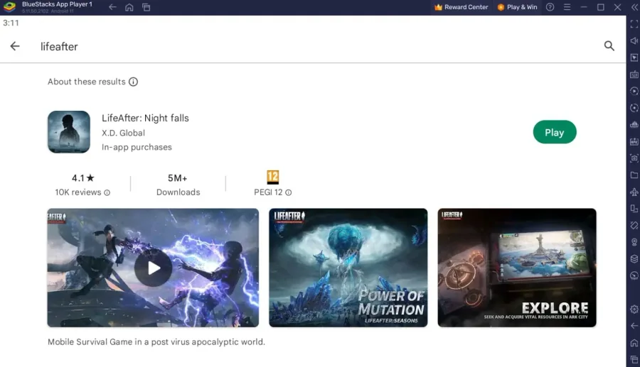night falls download