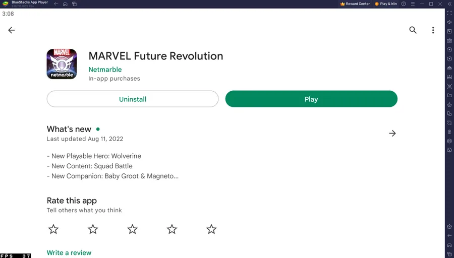 Download Marvel Future Revolution from the Google Play Store
