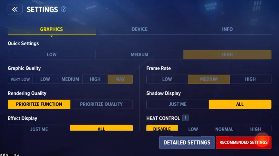 Marvel Future Revolution Graphics Settings