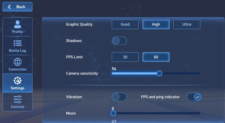 Mech Arena Graphics Settings
