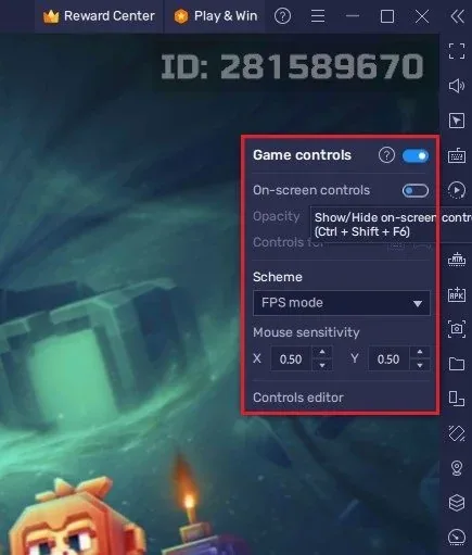 Pixel Gun 3D Game Controls