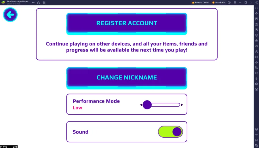 PK XD In-Game Settings