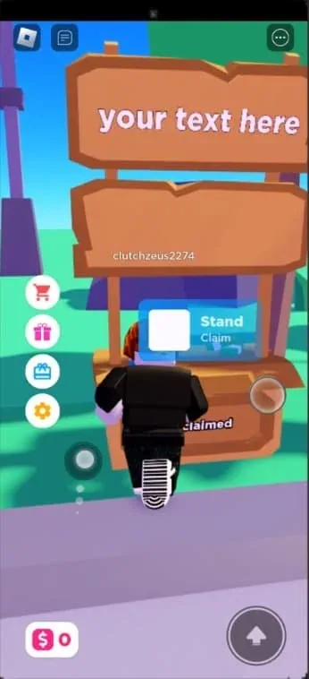 claim stand