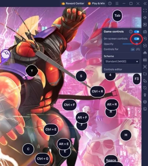 Pokémon Unite Controls