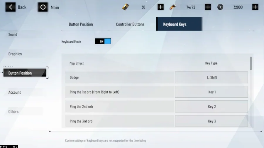 Change Keyboard Controls for Punishing: Grey Raven