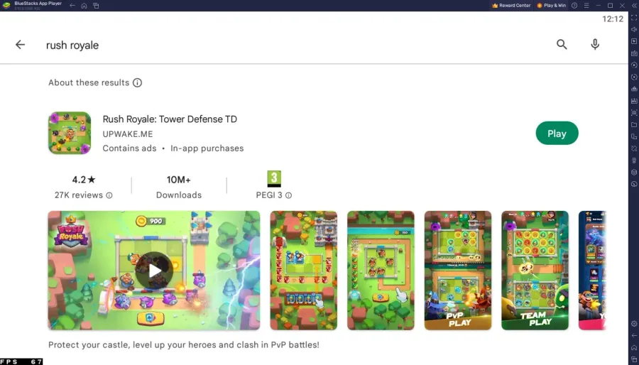 Play Rush Royale on PC