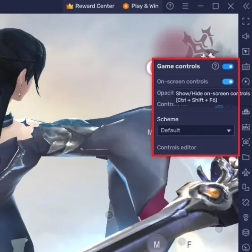 starfall fantasy controls