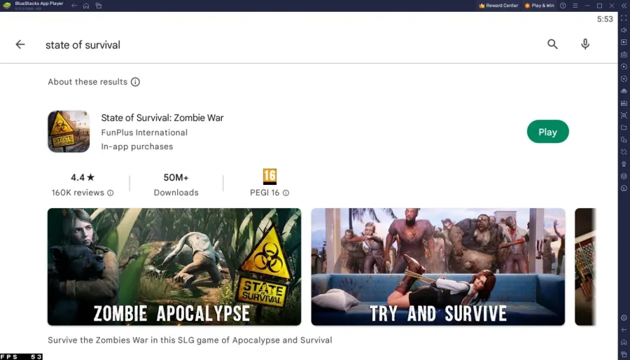 Google Play > State of Survival