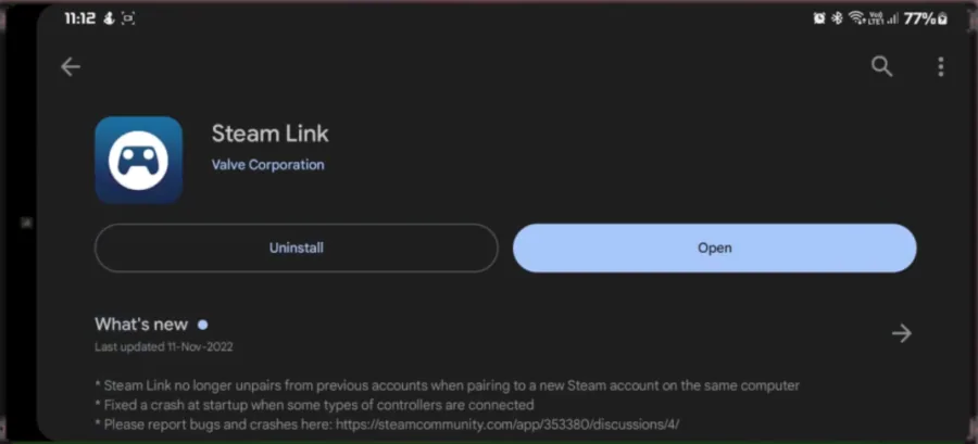 install steam link