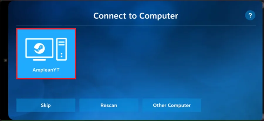 connect steam link with pc