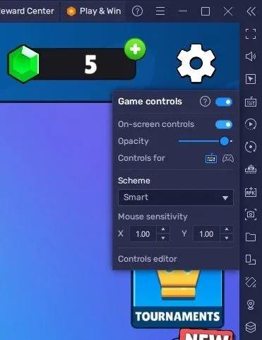 Stumble Guys On-Screen Controls