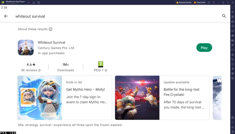 download whiteout survival for bluestacks