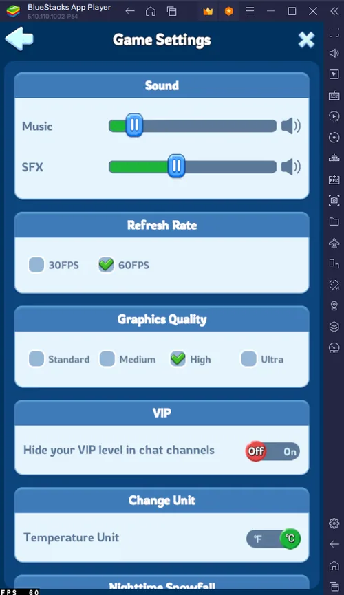 whiteout survival game settings