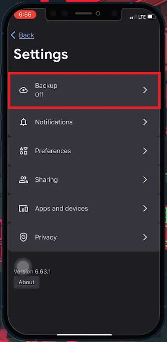 google photos sync settings