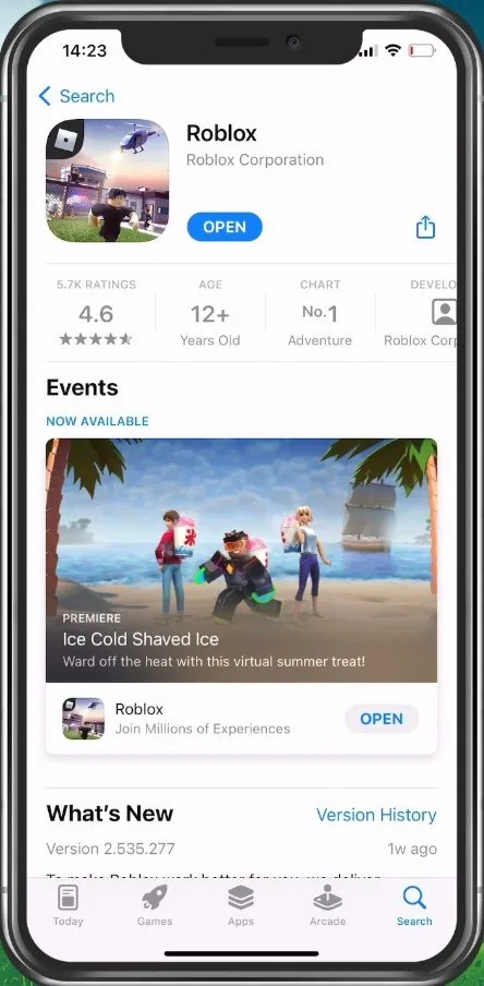 Update Roblox