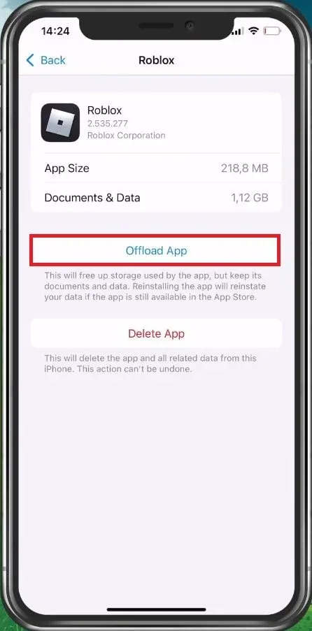 Clear Roblox App Cache