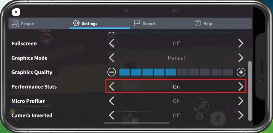 Enable Performance Stats