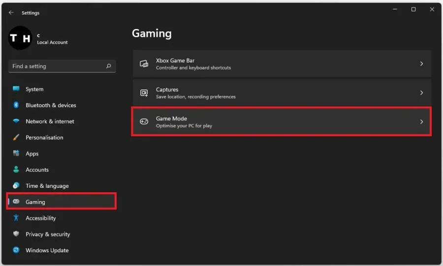 Windows Settings > Gaming > Game Mode