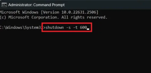 admin command prompt