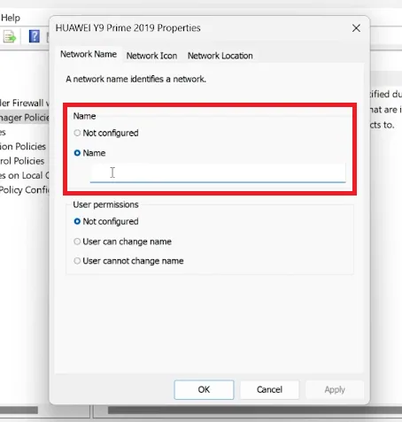 change your router name