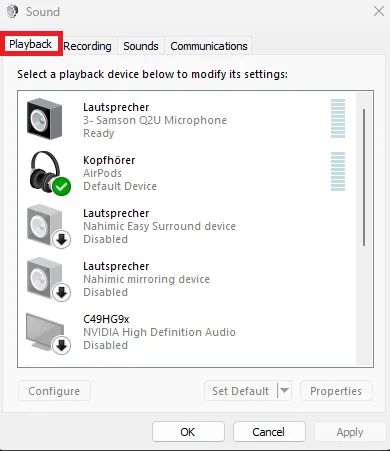 playback devices