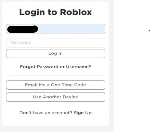roblox sign in