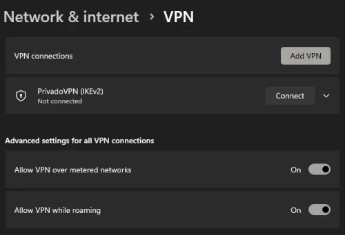 disable your VPN
