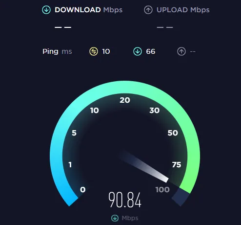 test your internet connection speed