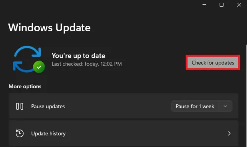 windows update