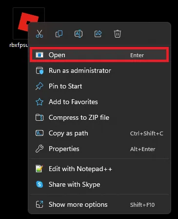 open the FPS unlocker