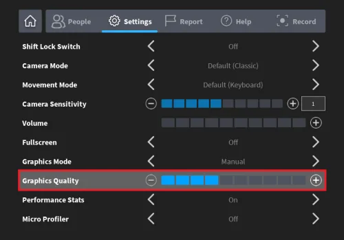 roblox graphics quality settings