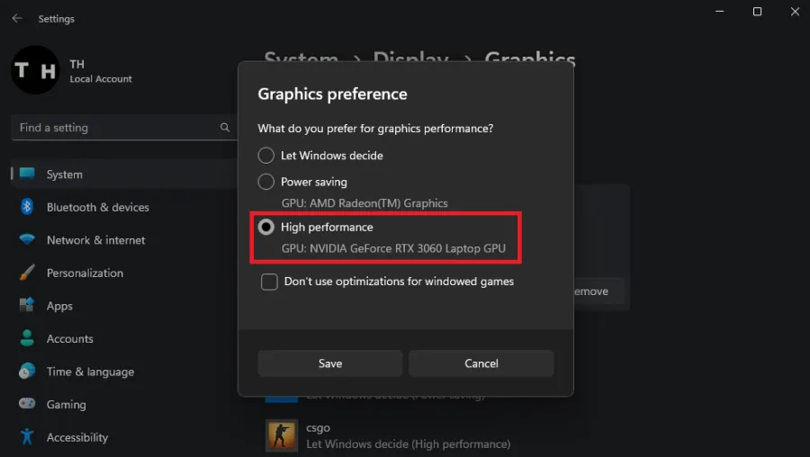 change roblox graphics preference