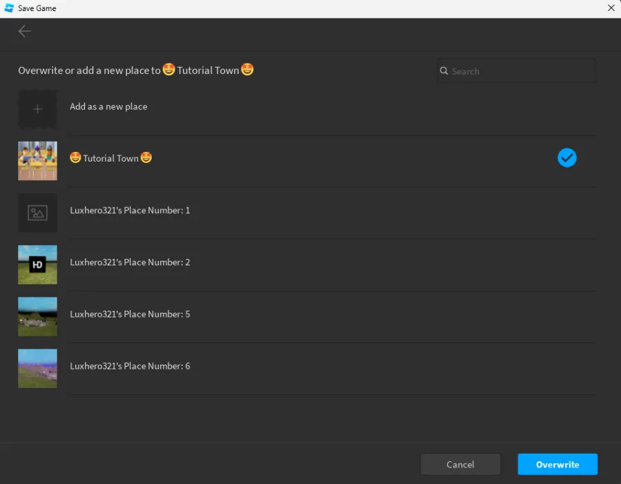 Save Changes & Publish Game Pass
