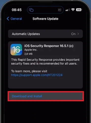 device software update