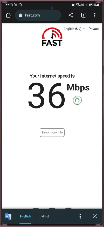 test network connection