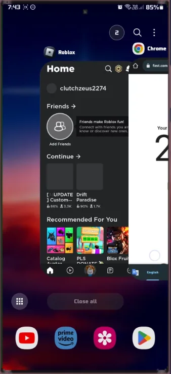 restart roblox and device
