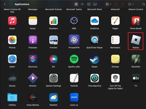 Finder > Applications > Delete Roblox