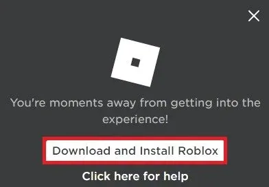 To re-download the Roblox Player, navigate to Roblox.com and select play a game
