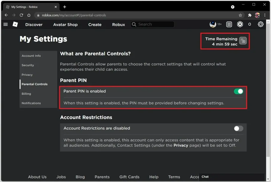 When clicking on the lock, you must input your newly created pin, and then you ca…