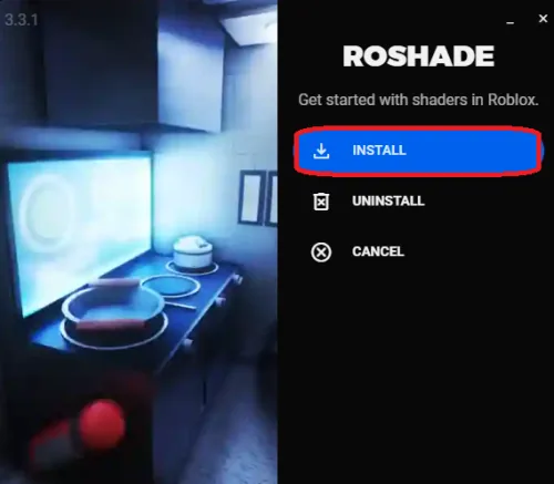 install roshade