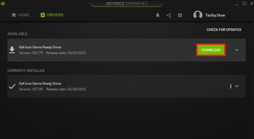 update graphics driver