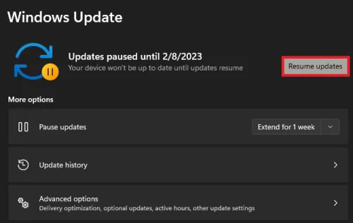 Windows Settings > Windows Update