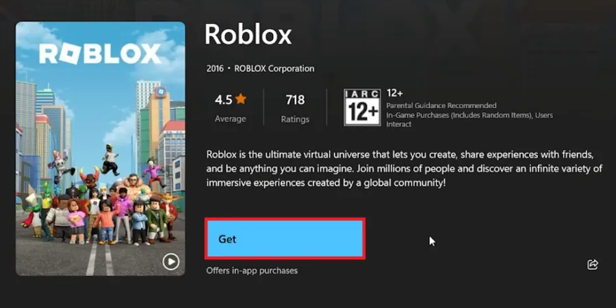 reinstall roblox