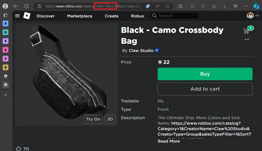roblox outfit code