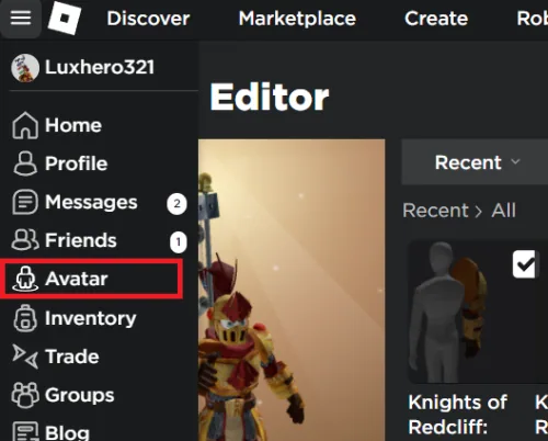 roblox avatar editor