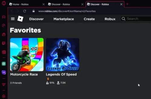 roblox favorites