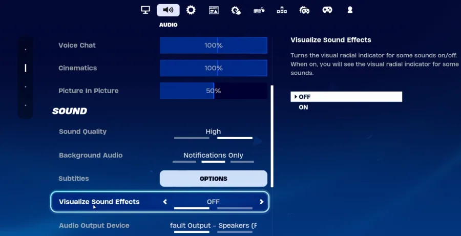 visualize sound effects