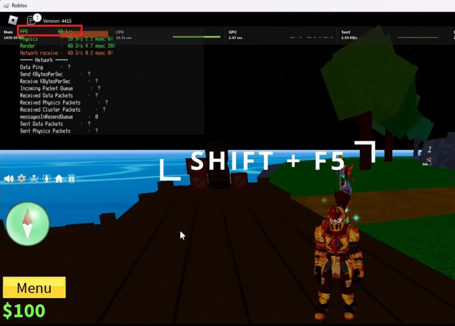 shift f5