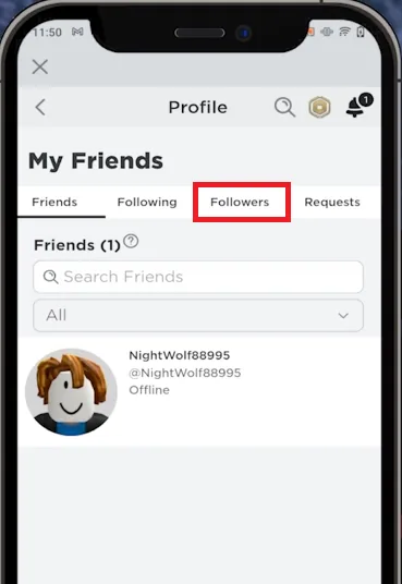 find your roblox followers